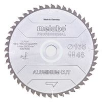 Metabo Accessoires Cirkelzaagblad | "Aluminium Cut Prof" | 190x30mm | Z52 FZ/TZ 5° neg - 628296000