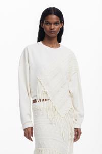 Franje sweatshirt - WHITE - L