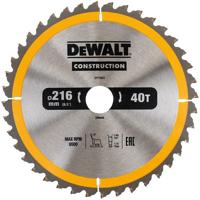 DeWalt Accessoires dt1953 construction cirkelzaagblad - 216x30x40t - hout - dt1953