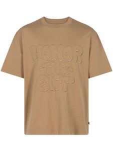 Honor The Gift t-shirt à logo brodé Amp'D Up - Tons neutres