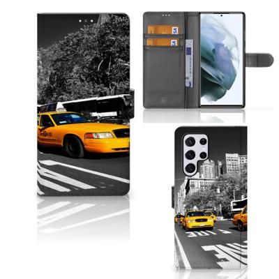 Samsung Galaxy S22 Ultra | Flip Cover | New York Taxi