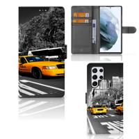 Samsung Galaxy S22 Ultra | Flip Cover | New York Taxi