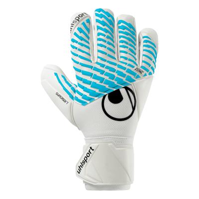 Uhlsport FM Cybertec Supersoft HN Keepershandschoenen Wit Felblauw Zwart