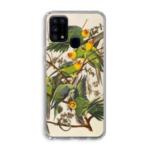 Carolinaparkiet: Samsung Galaxy M31 Transparant Hoesje