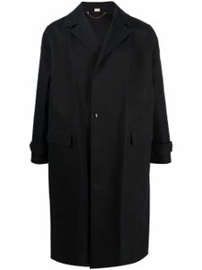 Gucci manteau mi-long à slogan imprimé - Noir