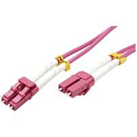 VALUE F.O. kabel 50/125µm OM4, LC/LC, violet, 7 m