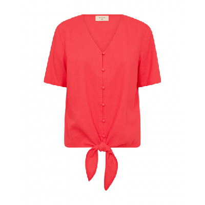 FreeQuent - Rood | Dames | Blouse | Rood | M | regular | Kamst mode