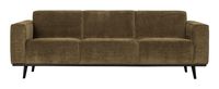 BePureHome Bank 3-zits 'Statement' Rib, kleur Rock
