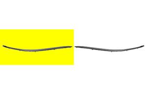 BUMPERLIJST LINKS VOOR Chrome zonder KOPLAMPSPROEIER-GATEN 0650481