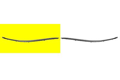 BUMPERLIJST LINKS VOOR Chrome zonder KOPLAMPSPROEIER-GATEN 0650481