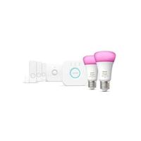 Slimme lampen - PHILIPS HUE - E27 - Starterkit - 2 lampen - Contactdetectoren