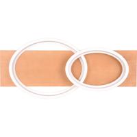 Dimbare LED Plafondlamp 30W - Warm Wit 3000K - Mat Wit Metaal