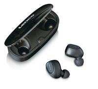 Lenco EPB-410BL In Ear oordopjes Bluetooth Zwart Headset, Bestand tegen zweet, Waterbestendig - thumbnail