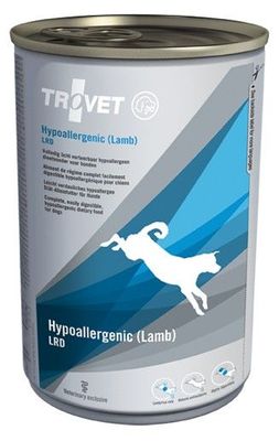 Trovet Hypoallergenic Lam LRD hond natvoer 6x400gr