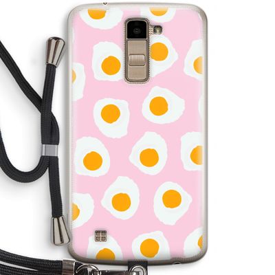 Dancing eggs: LG K10 (2016) Transparant Hoesje met koord