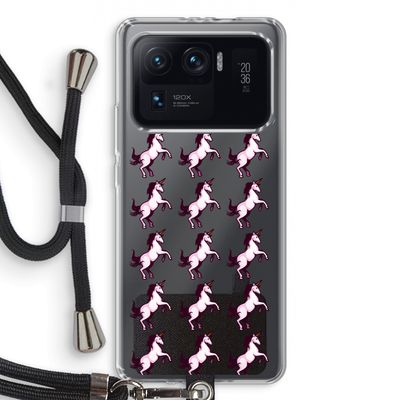 Musketon Unicorn: Xiaomi Mi 11 Ultra Transparant Hoesje met koord