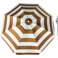 Parasol - goud - D160 cm - incl. draagtas - parasolharing - 49 cm - thumbnail