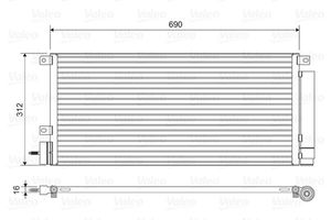 Condensor, airconditioning 822576