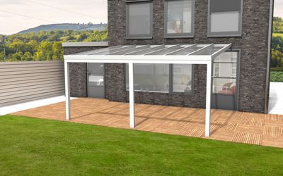 YARD Outdoor Velvetline Veranda 500x350 cm aluminium - Glasdak- - Aluminium- YARD Outdoor