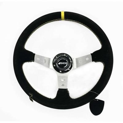 Race stuurwiel OCC Motorsport OCCVOL001 Zwart Ø 35 cm Suède