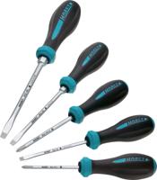 HAZET Schroevendraaierset HEXAnamic® 802/5 - Sleufprofiel, Kruiskop profiel PH - 5-delig - 0,8 x 4 - 1,2 x 6,5 - PH1 - PH2
