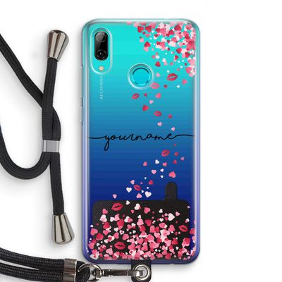 Hartjes en kusjes: Huawei P Smart (2019) Transparant Hoesje met koord