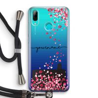 Hartjes en kusjes: Huawei P Smart (2019) Transparant Hoesje met koord
