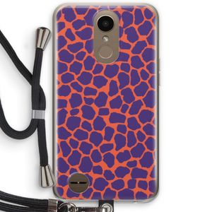 Purple Giraffe: LG K10 (2017) Transparant Hoesje met koord