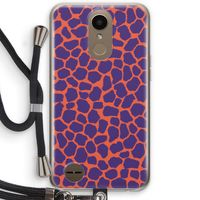 Purple Giraffe: LG K10 (2017) Transparant Hoesje met koord