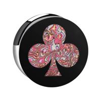 Double Flared Plug met Mother Of Pearl Design Acryl Tunnels & Plugs