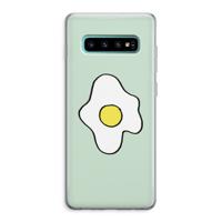 Spiegelei: Samsung Galaxy S10 Plus Transparant Hoesje