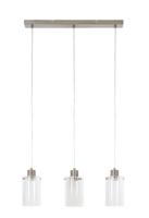 Light & Living Hanglamp 'Vancouver' 3-Lamps, nik. satijn-glas