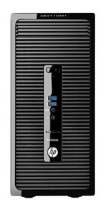 HP ProDesk 400 G2 Intel® Pentium® G G3240 4 GB DDR3-SDRAM 500 GB HDD Windows 7 Professional Micro Tower PC Zwart
