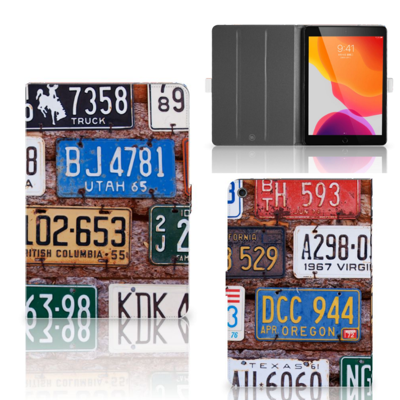 iPad 10.2 2019 | iPad 10.2 2020 | 10.2 2021 Tablet Hoesje met foto Kentekenplaten iPad 10.2 2019 | iPad 10.2 2020 | 10.2 2021 Tablet Hoesje met foto Kentekenplaten