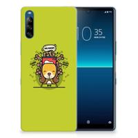 Sony Xperia L4 Telefoonhoesje met Naam Doggy Biscuit