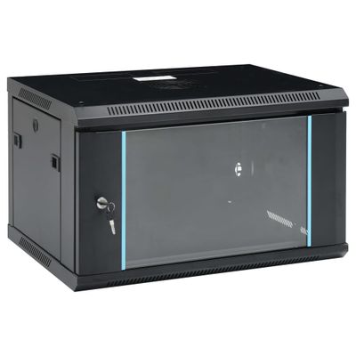 VidaXL Netwerkkast voor aan de muur 6u 19" ip20 600x450x375 mm
