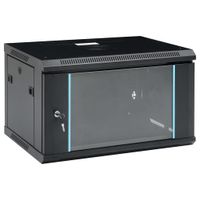 VidaXL Netwerkkast voor aan de muur 6u 19" ip20 600x450x375 mm
