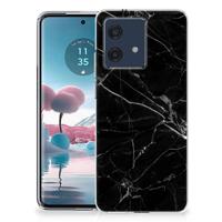 Motorola Edge 40 Neo | TPU | Siliconen hoesje | Marmer Zwart - Origineel Cadeau Vader