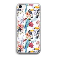 Bloemen tukan: iPhone SE 2020 Transparant Hoesje Bloemen tukan: iPhone SE 2020 Transparant Hoesje