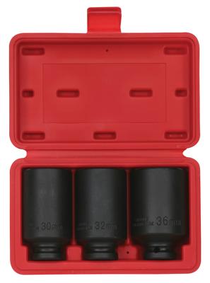 Doppenset 1/2", kracht 12-kant 3-dlg. 807001