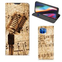 Motorola Moto G 5G Plus Stand Case Bladmuziek