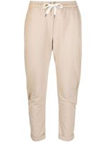 Brunello Cucinelli pantalon de jogging à taille à lien de resserrage - Tons neutres