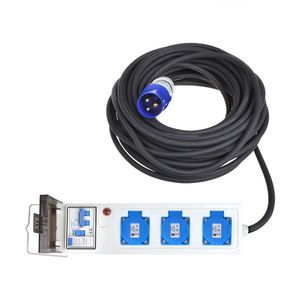 Tent-/vouwwagen unit 20M met MCCB en RCD 373584