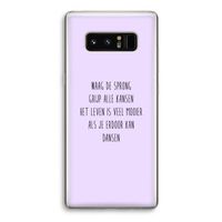 Sprong: Samsung Galaxy Note 8 Transparant Hoesje