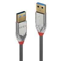 Lindy 36628 USB-kabel 3 m USB 3.2 Gen 1 (3.1 Gen 1) USB A Grijs - thumbnail