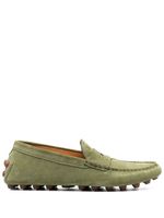 Tod's mocassins Gommino en daim - Vert