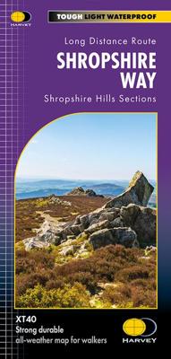 Wandelkaart National Trail Maps Shropshire Way XT40 | Harvey Maps