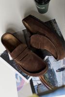 Birkenstock loafers Naples Suede 1031701 carafe