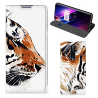 Bookcase OnePlus 8 Watercolor Tiger - thumbnail