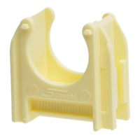 Schnabl klembeugel buisklem 16mm creme koppelbaar 50 stuks Euroclip EC16